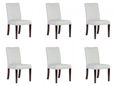 6x Stühle Stuhl Polster Design Lounge Club Sitz Lehn Garnitur Sessel Neu